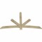 Ekena Millwork Alberta Rough Sawn Timber Gable Bracket, Douglas Fir, 72"W x 42"H x 2"D x 4"F, 14/12 Pitch GBW072X42X0204ALB00RDF - alternate 3